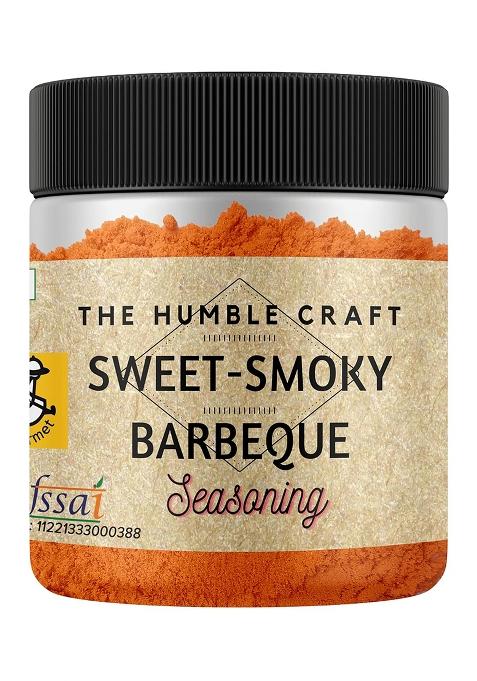 The Humble Craft Sweet Smoky Barbeque Bbq Seasoning|Popcorn Seasoning Powder, Rub, Chicken|Smoked & Paprika Flavour|100 Gram
