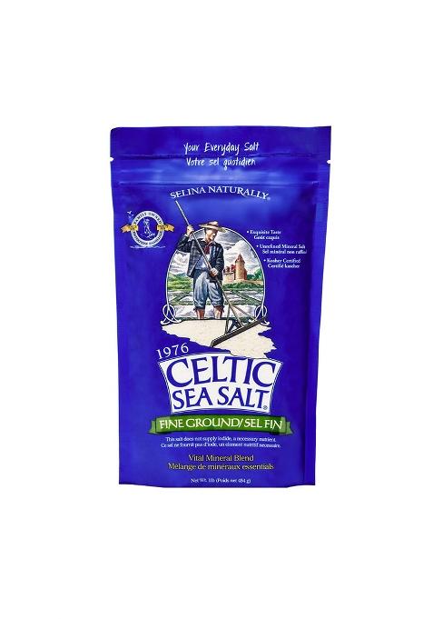 Celtic Sea Salt , Fine Ground - 1 Pound Bag