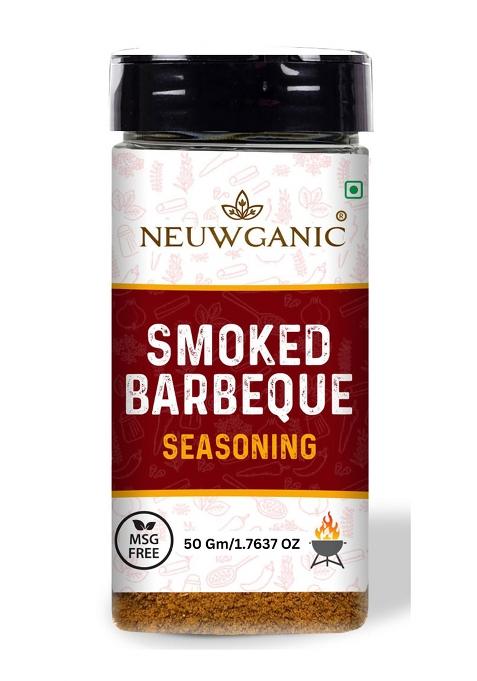 Neuwganic - Smoked Barbeque Seasoning Flavorful Bbq Powder For Grilling & Cooking Smoky Marinades Rubs Ideal Meat, Vegetables, | 50 Gm