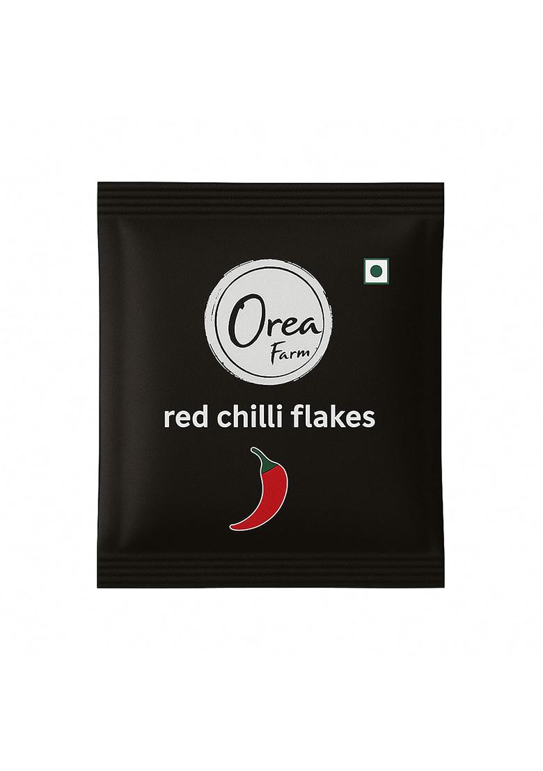 Orea Farm Oregano Seasoning And Red Chilli Flakes Sachets | 200 Combo 100 Of Ideal For Serving With Pizzas, Pasta, Sandwiches, Burgers, Garlic Bread, Salads, Soups, Snacks Free From Artificial Colors, Flavors Preservatives