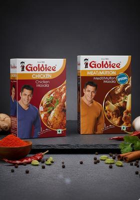 Goldiee Chicken And Meat Ka Masala, 200 G (Combo Of 2)