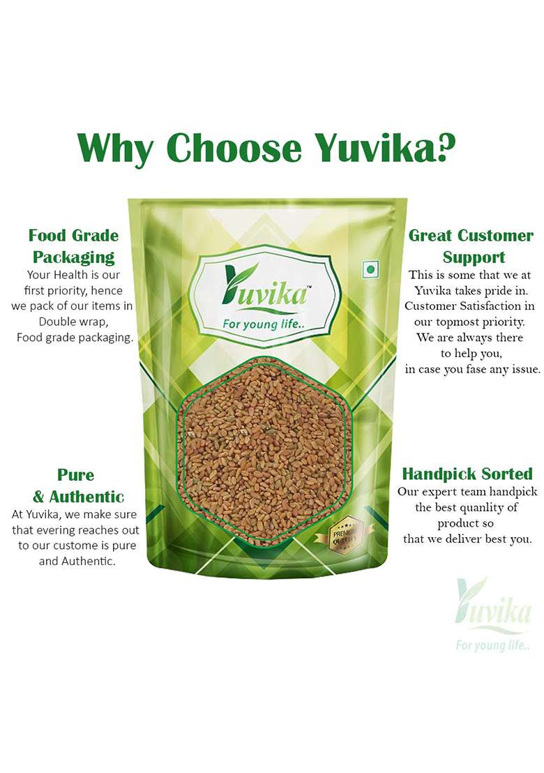 Yuvika Kasuri Methi Seeds - Champa 100 Grams - Indya