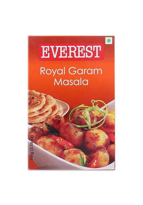 Everest Royal Garam Masala Powder, 100 Gram Carton - Ginger