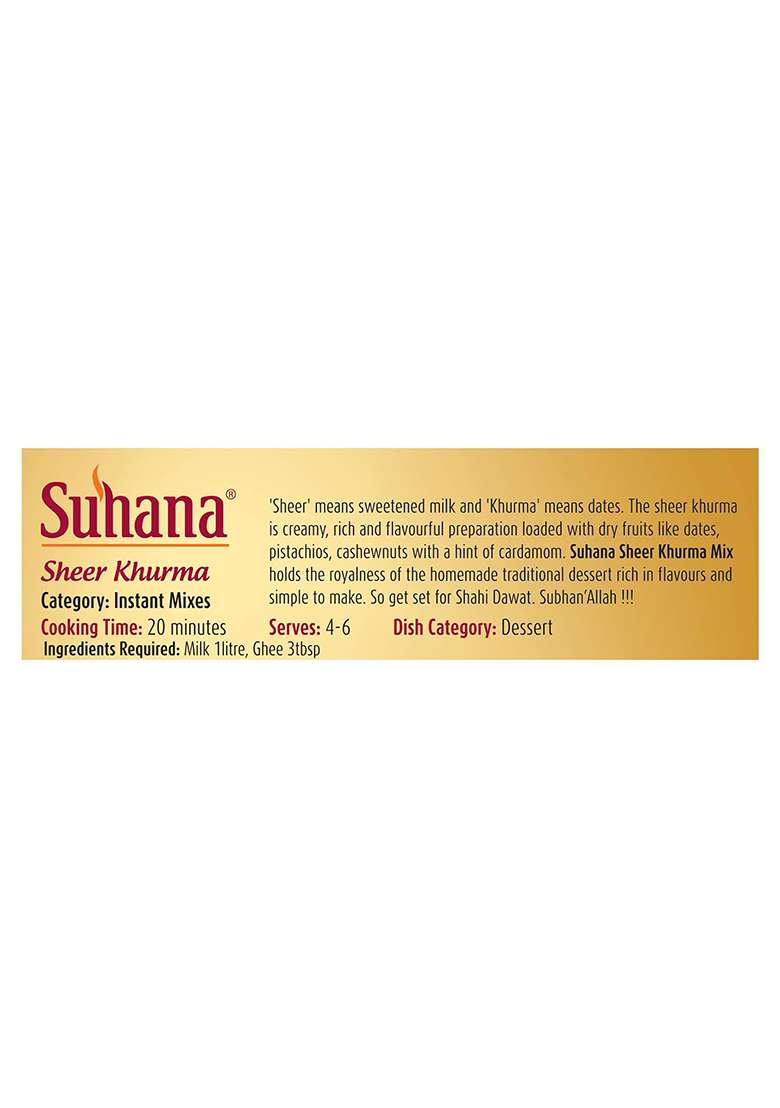 Suhana Sheer Khurma Instant Mix 150G Box - Pack Of 2 - Indya