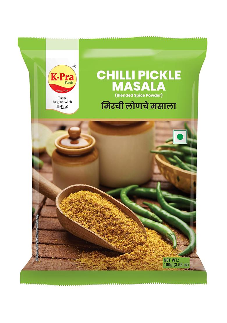 K-Pra Foods Mirchi Pickle Masala 100Gm Pouch