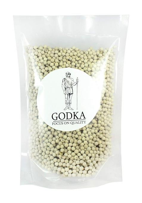 Godka Organic Whole White Pepper/Sabut Safed Mirch,200 Grams
