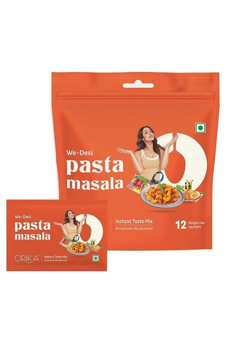 Orika We-Desi Pasta Masala, All In One, 12 Single Use Sachets