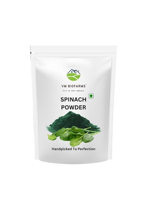Vm Biofarms Spinach Powder, 100 Grams - Pure & Natural Powder For Smoothies, Cooking Nutritional Boost