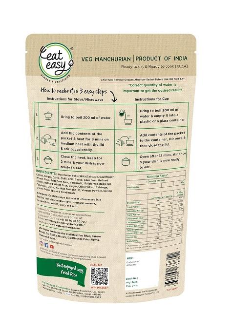 Eat Easy Ready To Veg Manchurian