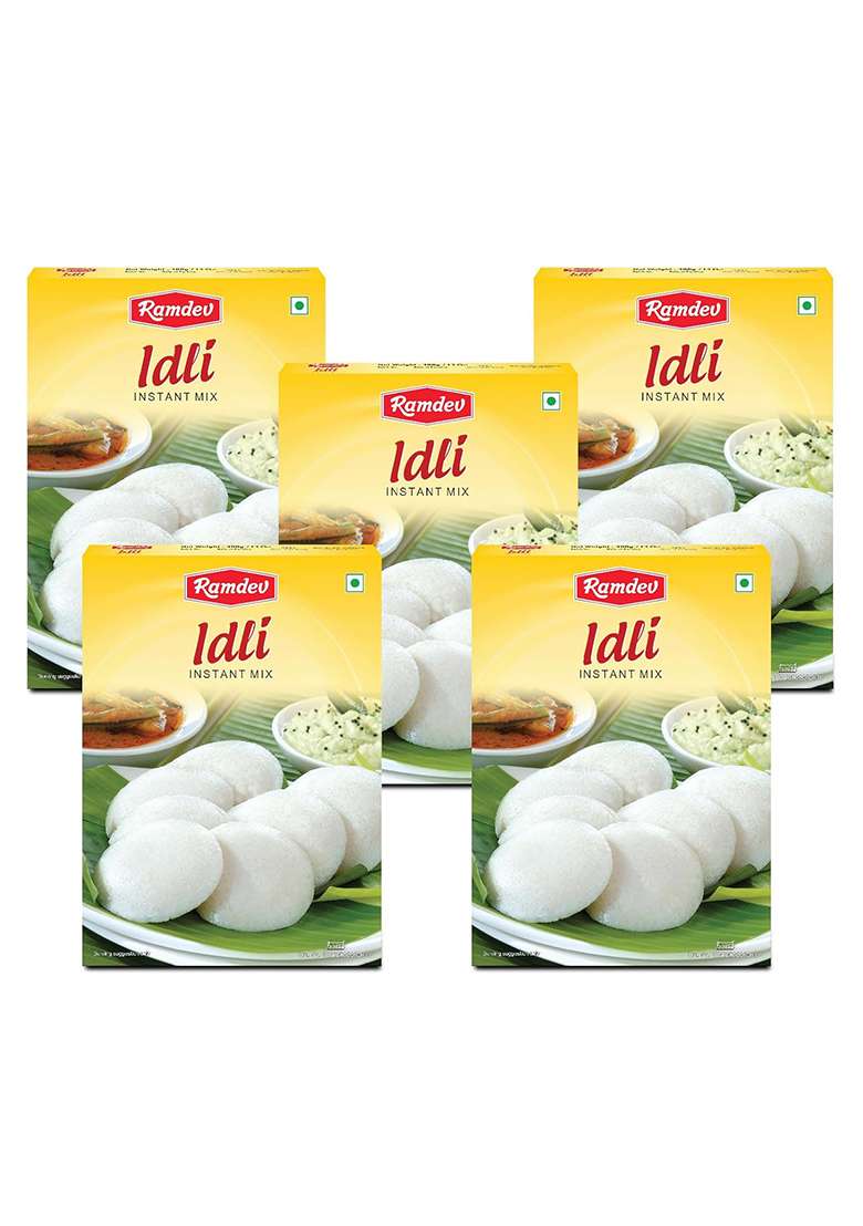 Ramdev Masala Idli Instant Mix 400 G Flour - Pack Of 5 - Indya