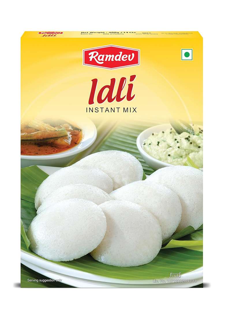 Ramdev Masala Idli Instant Mix 400 G Flour - Pack Of 5 - Indya