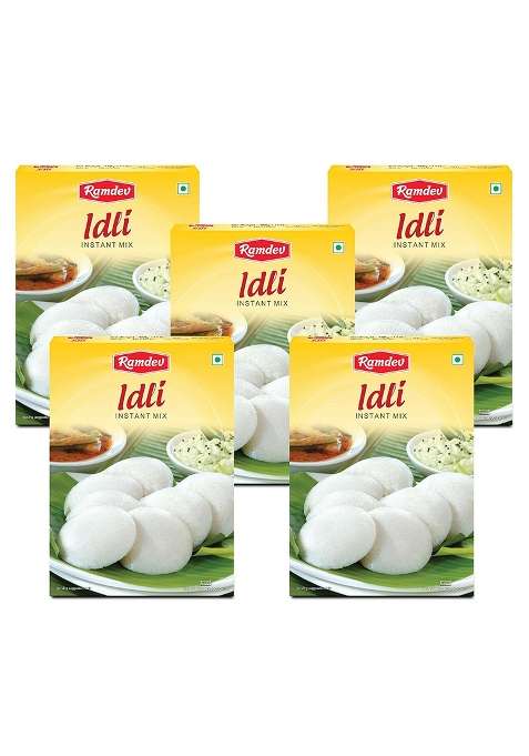 Ramdev Masala Idli Instant Mix 400 G Flour - Pack Of 5