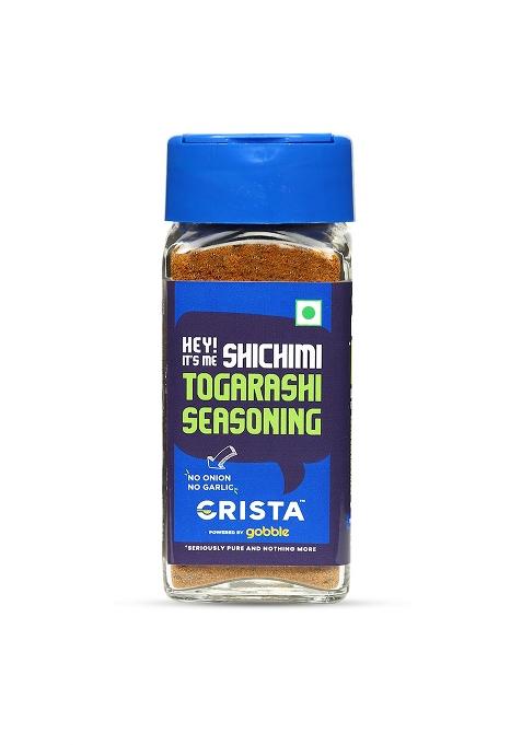 Crista Japanese Shichimi Togarashi Seasoning | No Added Sugar Cholesterol Free Trans Fat Zero Colours, Fillers, Additives & Preservatives 45 Gms