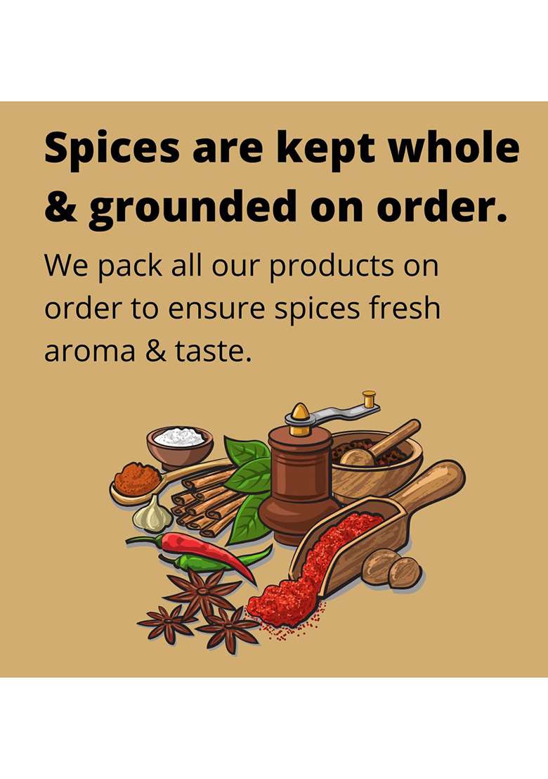 Indiana Organic - Roasted Cumin Powder | Bhuna Jeera Packed On Order From Fresh Batch Zero Added Colours, Fillers, Additives & Preservatives 150 Gram (Roasted Powder) - Indya