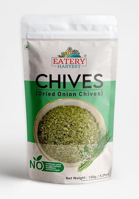 Eatery Harvest By Saipro Chives 150G, Herb Seasoning |Chives Dried Leaves As Flavourings In Dumplings, Soups, Stews|Natural, Gmo Free