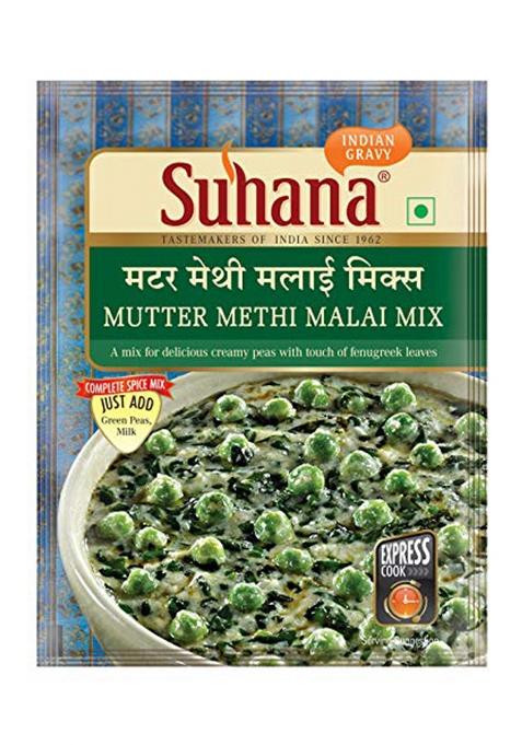 Suhana Mutter Methi Malai Spice Mix 50G Pouch - Pack Of 4