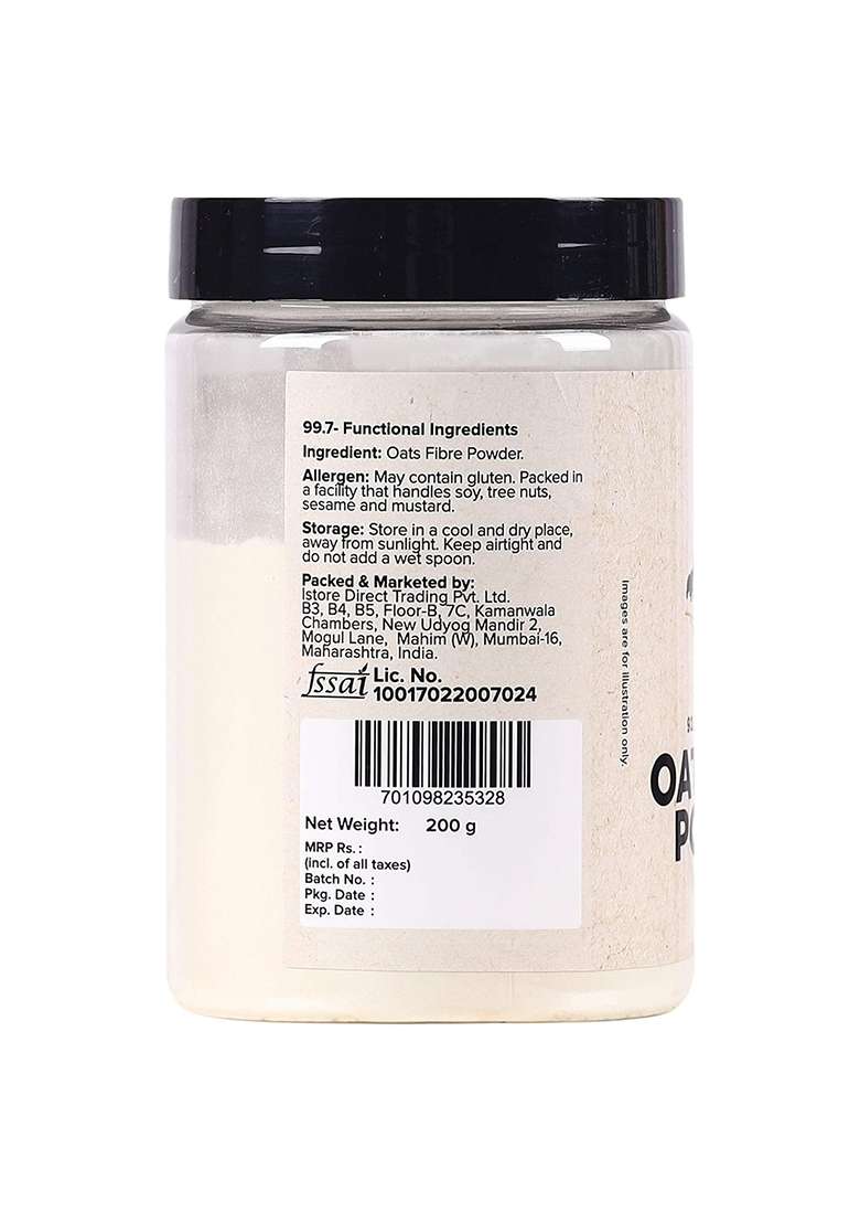 Urban Platter Oats Fiber Powder, 200 G - Indya
