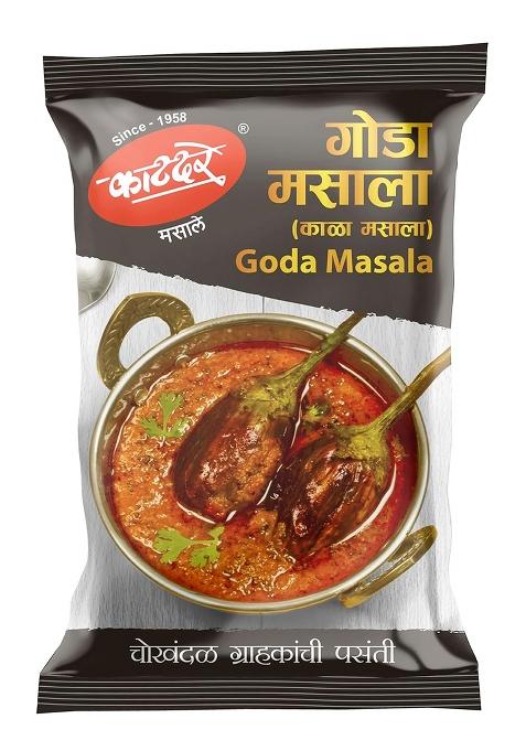 Katdare Goda Masala 500Gm | Kala |Authentic Marashtrian Spice Blend Bramhani Masala| Masalebhat Rich Aroma & Flavor