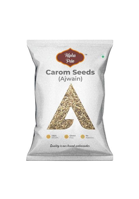 Alpha Pure Carom Seeds Ajwain Whole Spices (Bishop Seeds) 1Kg