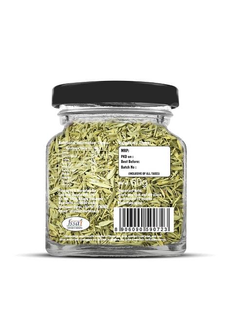 Chef Urbano Thyme 50 G | 100% Natural Premium Herbs And Spices Flakes/Leaves Glass Bottle