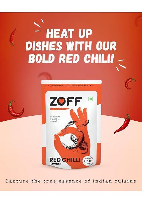 Zoff Red Chilli Powder With Natural Oils