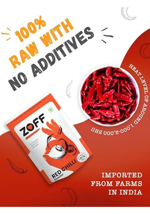 Zoff Red Chilli Powder With Natural Oils