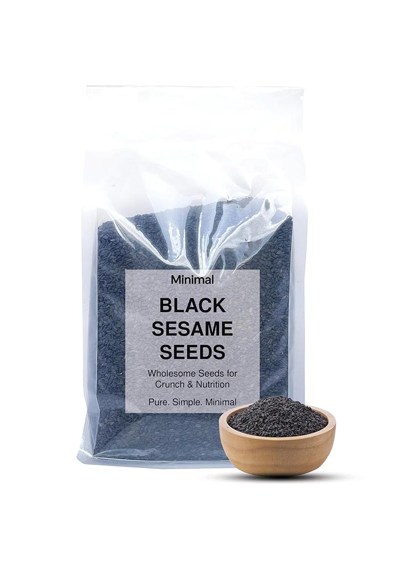 Minimal Raw Organic Black Sesame Seeds 900Gm