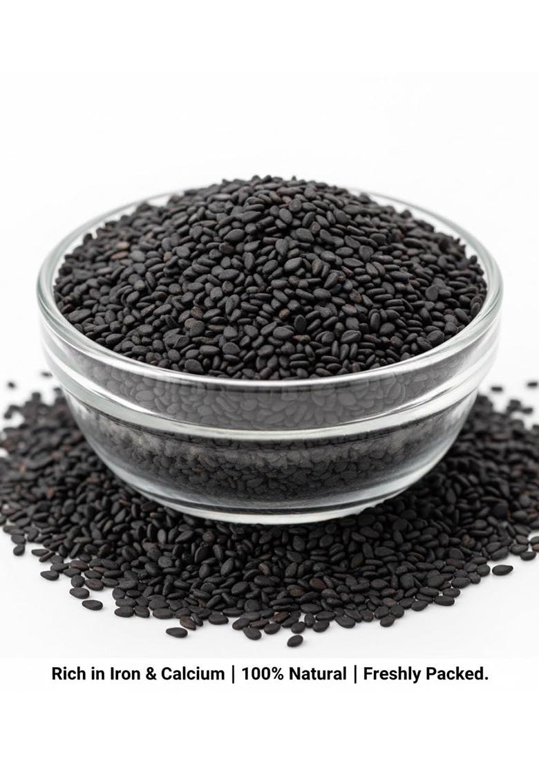 Minimal Raw Organic Black Sesame Seeds 900Gm
