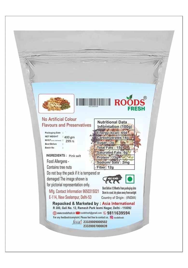 Roods Fresh Rock Salt | Sendha Namak Whole Crystal Lahori Chunks 400 Gm