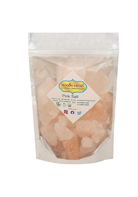 Roods Fresh Rock Salt | Sendha Namak Whole Crystal Lahori Chunks 400 Gm