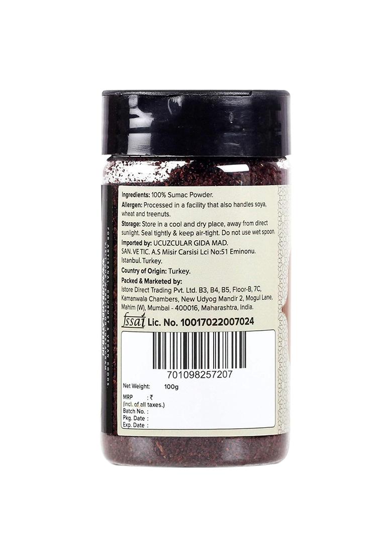 Urban Platter Sumac Powder, 100Gram, Versatile Spice, Citrusy And Fruity, Perfect For Dry Rub Seasoning.