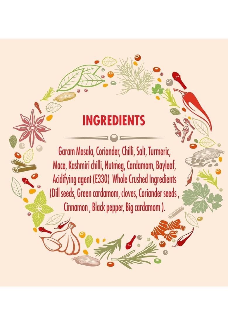 Ashok Hyderabadi Biryani Masala For Veg, Chicken & Mutton Biryani, Blended Spices With Natural Ingredients