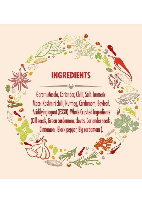 Ashok Hyderabadi Biryani Masala For Veg, Chicken & Mutton Biryani, Blended Spices With Natural Ingredients