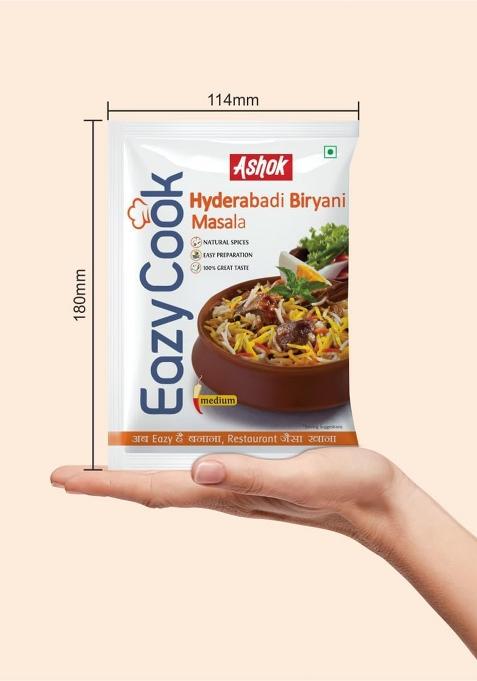 Ashok Hyderabadi Biryani Masala For Veg, Chicken & Mutton Biryani, Blended Spices With Natural Ingredients