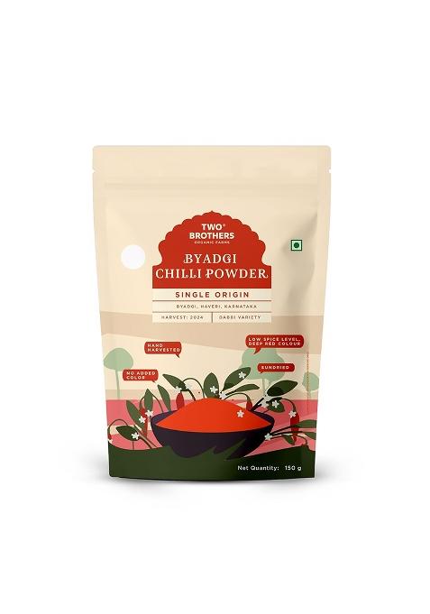 Two Brothers Organic Farms Single Origin Byadgi Chilli Powder 150G