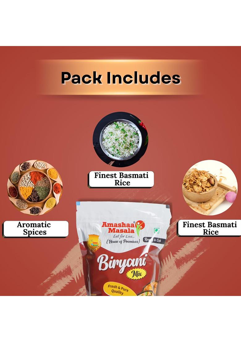 Amashaa Masala Eat For Live... Biryani Mix
