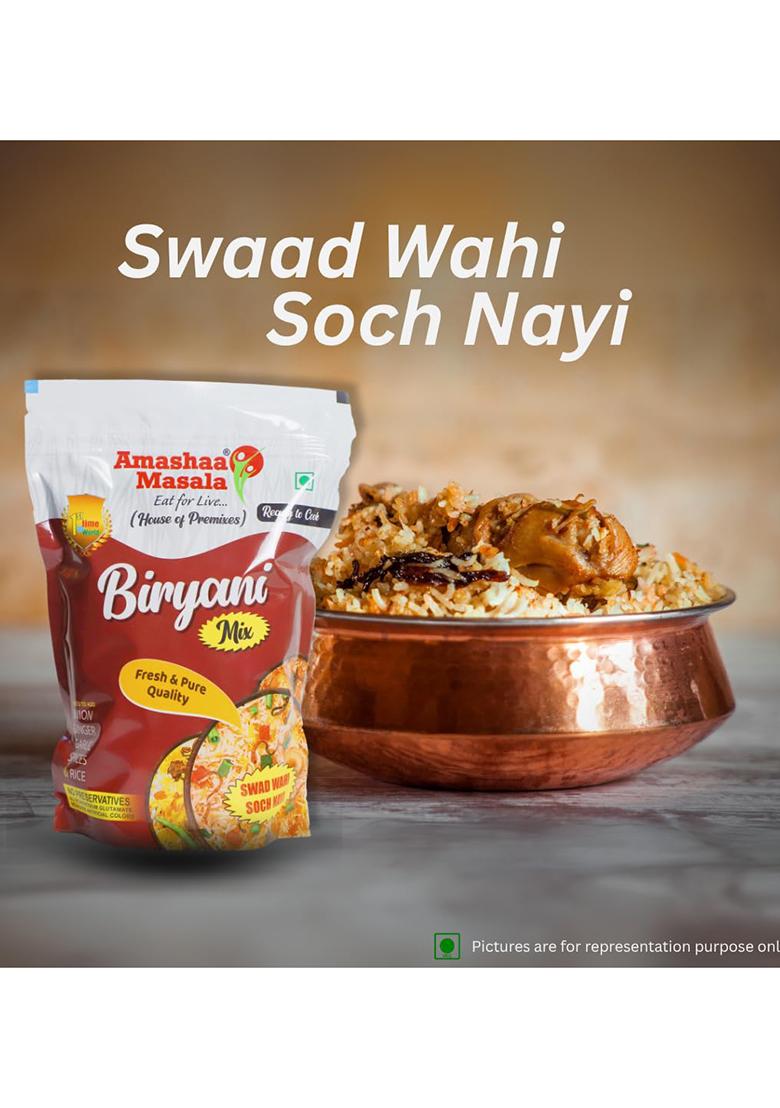 Amashaa Masala Eat For Live... Biryani Mix