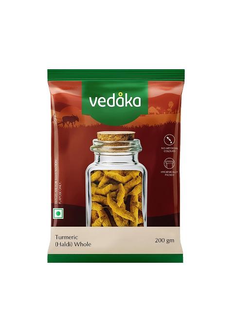 Vedaka Amazon Brand - Turmeric (Haldi) Whole, 200 G (Pack Of 1)