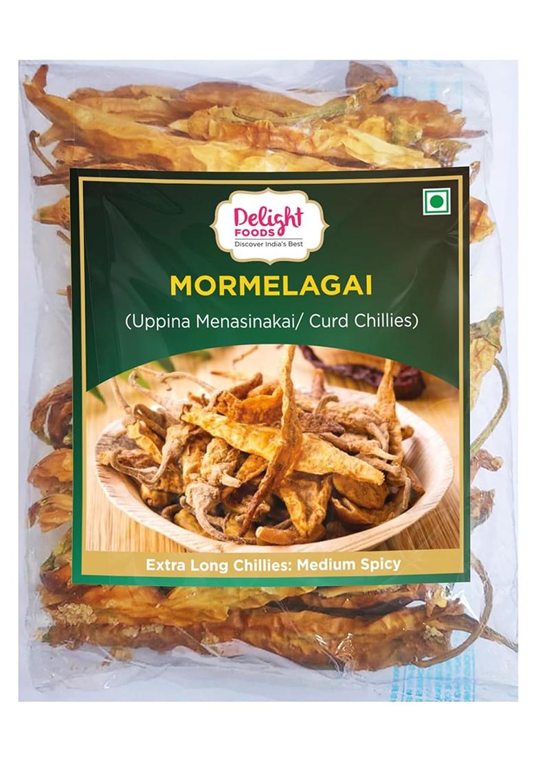 Delight Foods Mor Milagai Sun Dried Curd Chillies