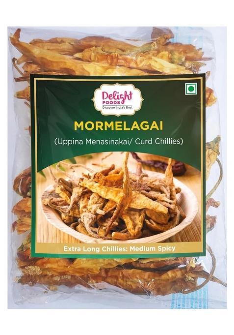 Delight Foods Mor Milagai Sun Dried Curd Chillies
