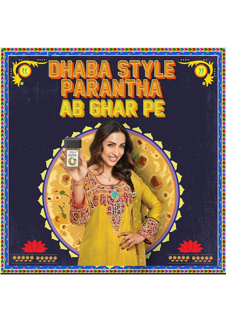 Orika Delhi Highway Parantha Masala, 90 G | Authentic North Indian Spice Blend For Paranthas No Artificial Colour And Additives