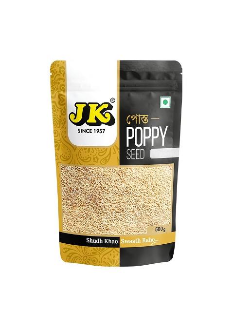 Jk Poppy Seeds, 500G | Indian Posto Dana Khus Whole Khas 100% Pure (Pack Of 1)