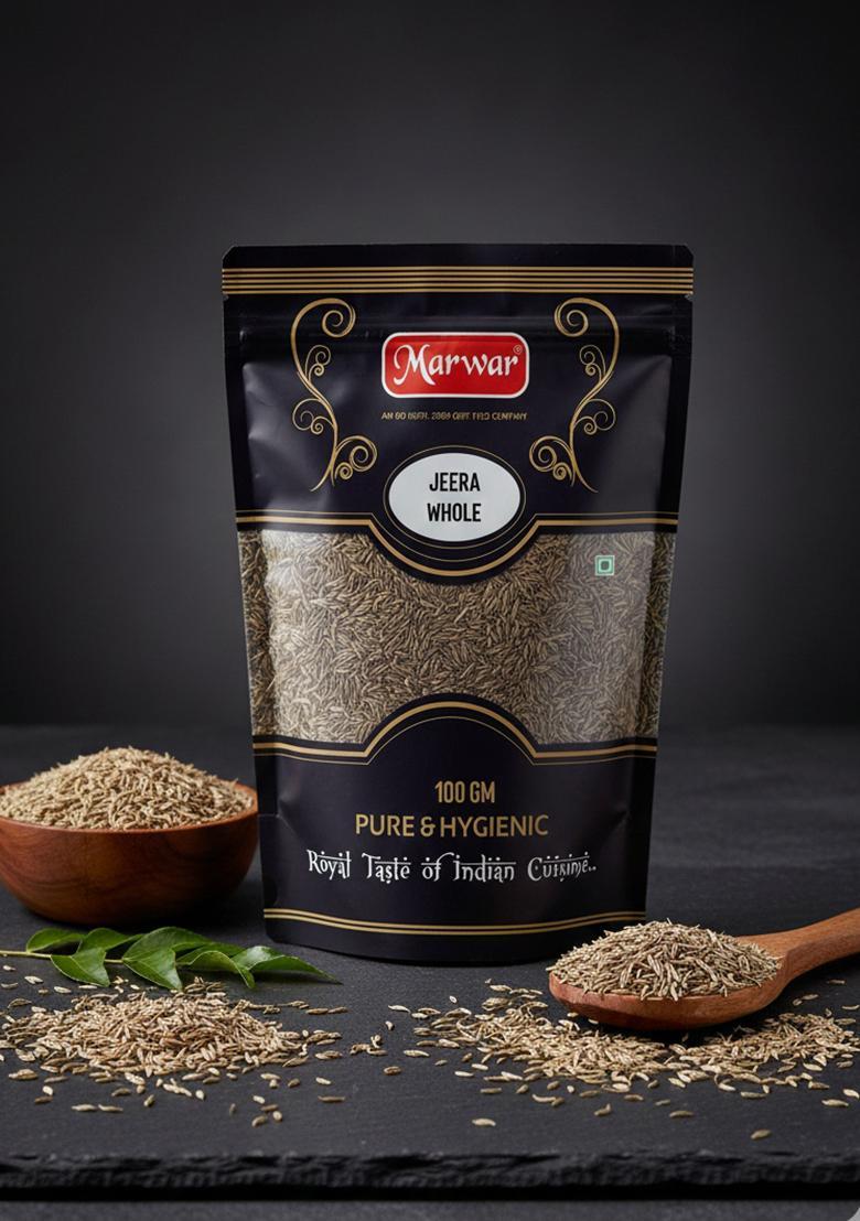 Marwar Jeera Whole Cumin Seeds 1Kg Pack | 100% Natural & Fresh