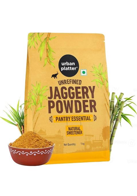 Urban Platter Jaggery Powder, 1Kg / 35.2Oz [Pure, Natural & Chemical Free]