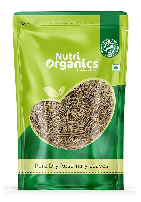Nutriorganics Rosemary Dried Leaves - 200Gm | For Hair Growth & Food