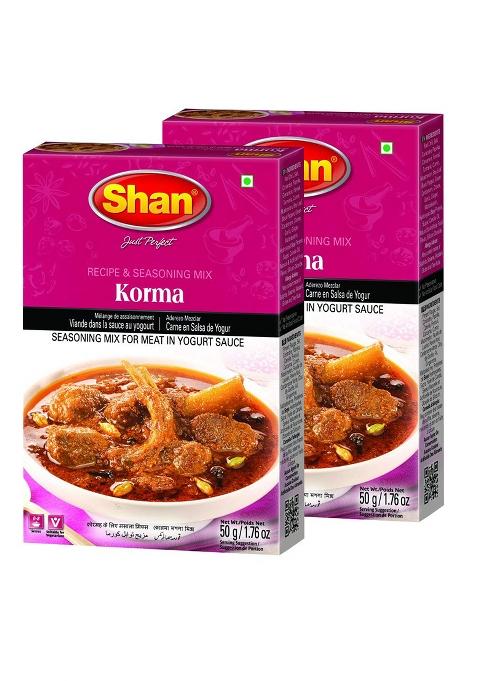 Shan Korma Masala, 2 Pack, X 50 G