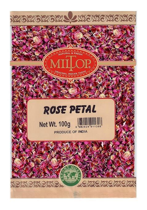 Miltop Edible Dry Rose Petals|Gulab Patti, 100G