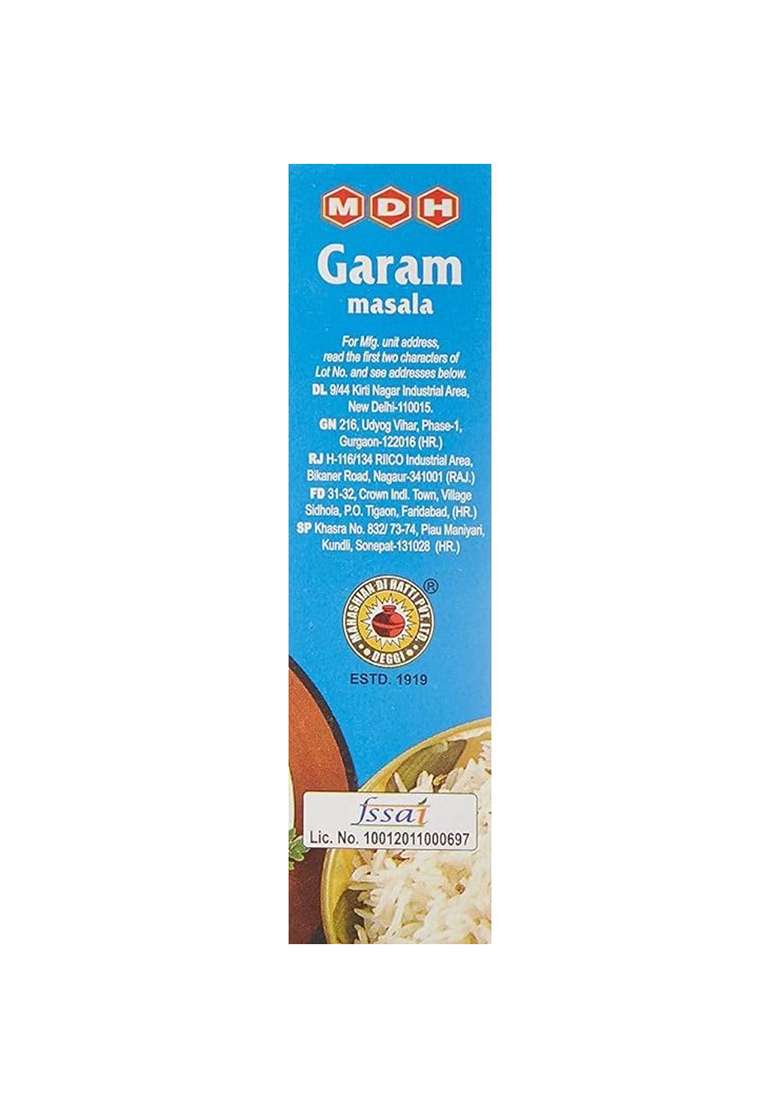 Mdh Garam Masala, 100G - Indya