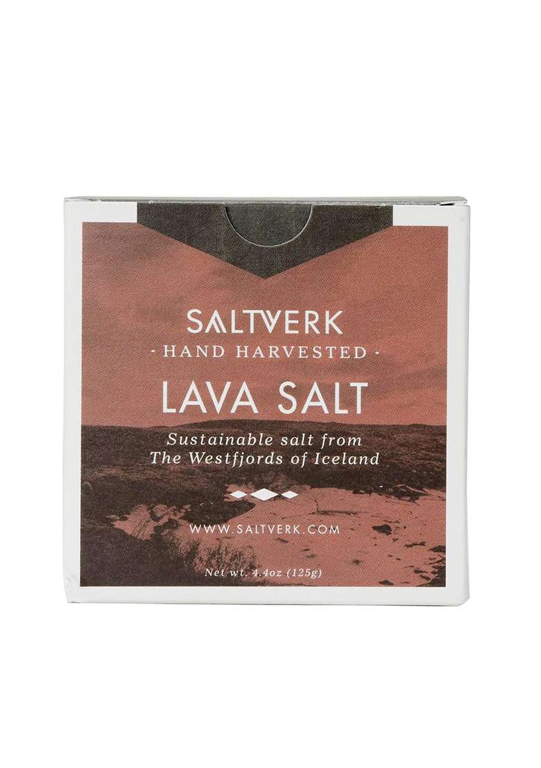 Elworld Agro & Organic Food Products Saltverk Flaky Lava Salt, 125 Grms Of Handcrafted Gourmet Salt Flakes From Iceland - Indya
