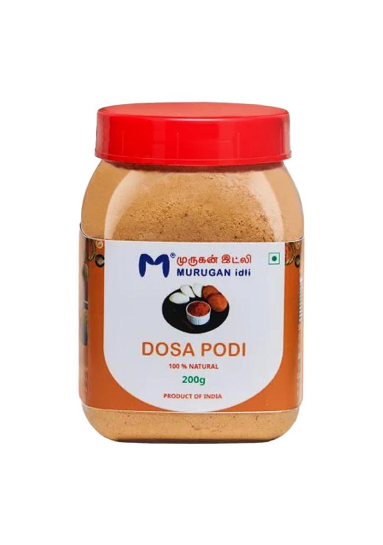 Murugan Idli Podi & Dosa Each 1 |Pack Of 2 (200G + 200G) | Authentic South Indian Spiced Powder For Dosa, Perfect Breakfast, Snacks Cooking Traditional Flavor Rich